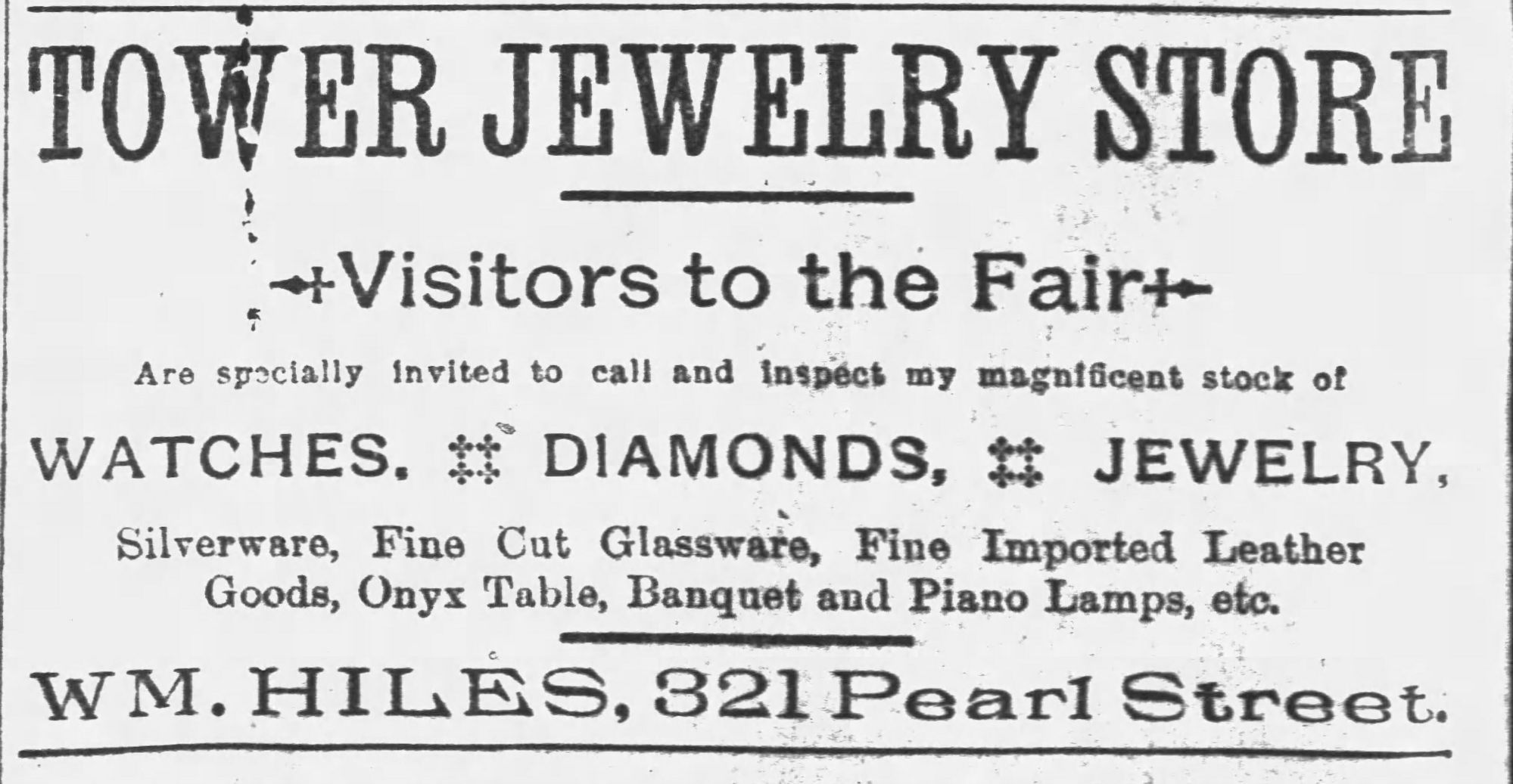 Journal ads from the old days: Oct. 17, 1894